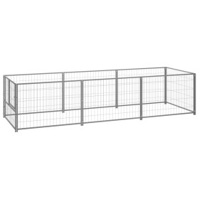 Perrera plateada 3 m²