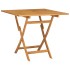 Conjunto de comedor de jardín 5 piezas madera maciza de