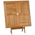 Conjunto de comedor de jardín 5 piezas madera maciza de