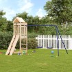 Parque infantil de exterior madera maciza de pino