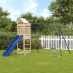 Parque infantil de exterior madera maciza de pino