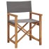 Sillas de director 2 uds madera maciza de teca