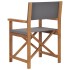 Sillas de director 2 uds madera maciza de teca