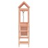 Casita infantil con pared de escalada madera abeto