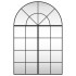 Espejo de pared arco de hierro negro 80x120
