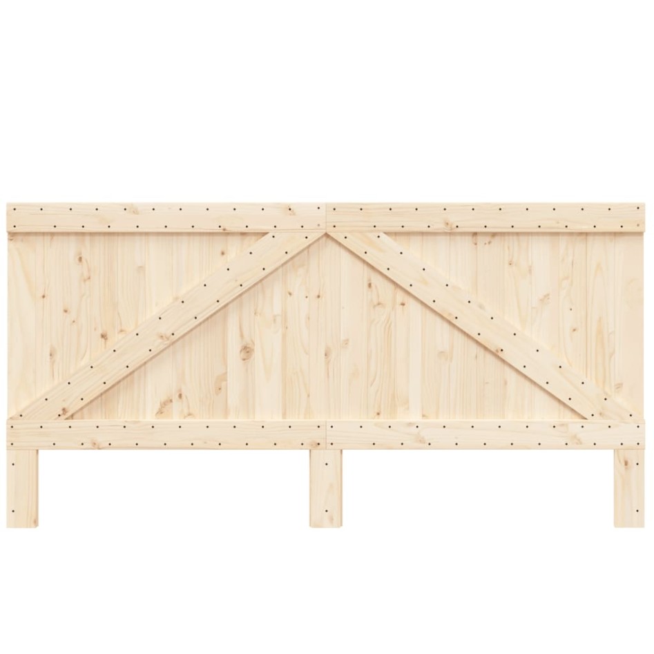 Cabecero de madera maciza de pino 200x104