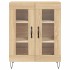 Aparador alto madera contrachapada color roble 69,5x34x180
