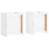 Armarios de pared 2 uds madera de ingeniería