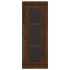 Aparador alto madera contrachapada roble marrón 34,5x34x180