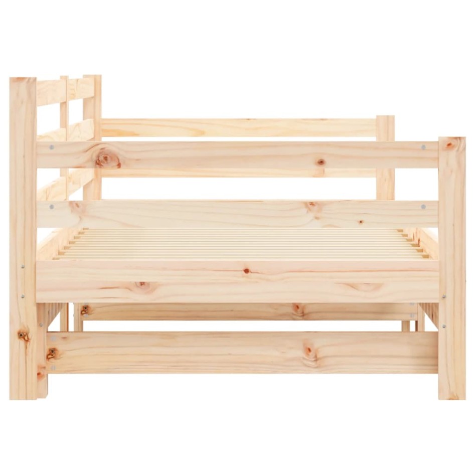 Sofá cama nido madera maciza de pino 90x200