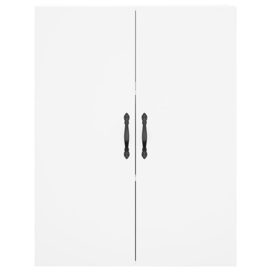 Aparador alto madera contrachapada blanco 69,5x34x180