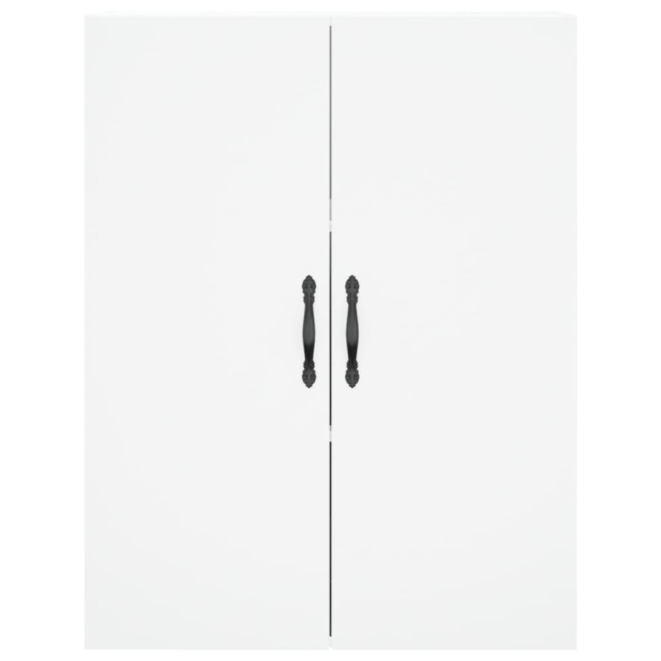 Aparador alto madera contrachapada blanco 69,5x34x180