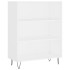 Aparador alto madera contrachapada blanco 69,5x34x180