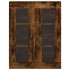 Aparador alto madera contrachapada roble ahumado 69,5x34x180