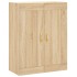 Aparador alto madera contrachapada color roble 69,5x34x180
