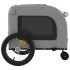 Remolque de bicicleta mascotas hierro tela Oxford rojo