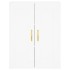 Aparador alto madera contrachapada blanco 69,5x34x180