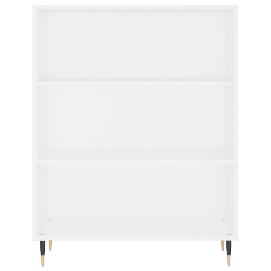 Aparador alto madera contrachapada blanco 69,5x34x180