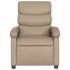 Sillón de masaje reclinable cuero sintético color