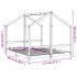 Estructura de cama para niños madera pino blanco 2x(80x200)