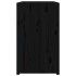 Mueble de cocina exterior madera maciza pino negro 106x55x92