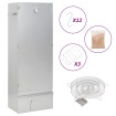 Horno ahumador de BBQ con generador humo frío acero galvanizado