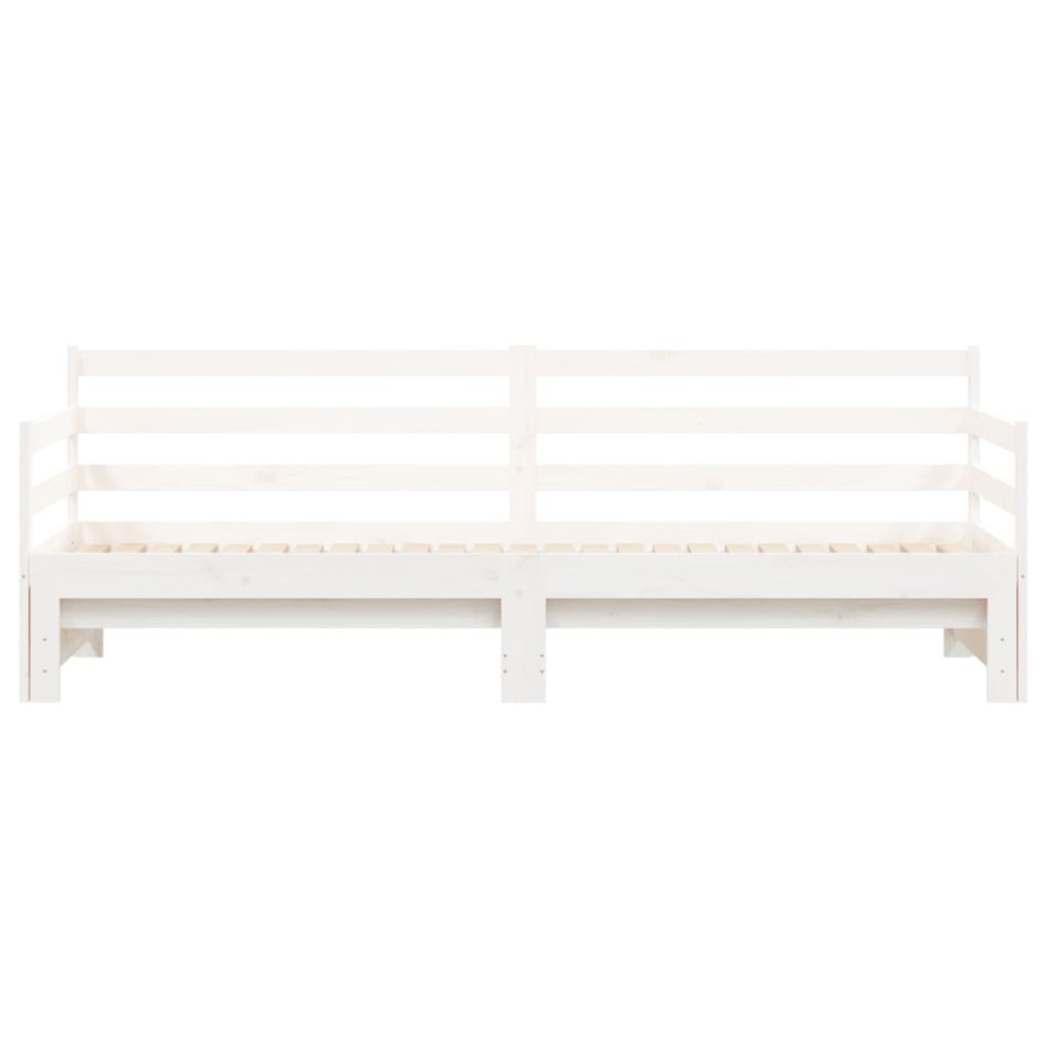Sofá cama nido madera maciza de pino blanco 80x200