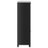 Mueble de baño BERG madera maciza de pino negro 69,5x34x110
