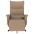 Sillón reclinable masaje reposapiés cuero sintético