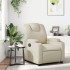 Sillón reclinable de cuero sintético