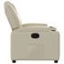 Sillón reclinable de cuero sintético