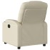 Sillón reclinable de cuero sintético