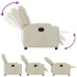 Sillón reclinable de cuero sintético