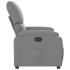Sillón reclinable de tela gris