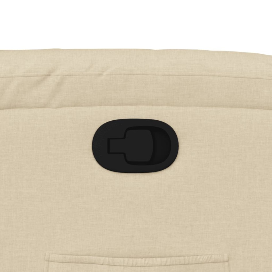 Sillón reclinable de tela