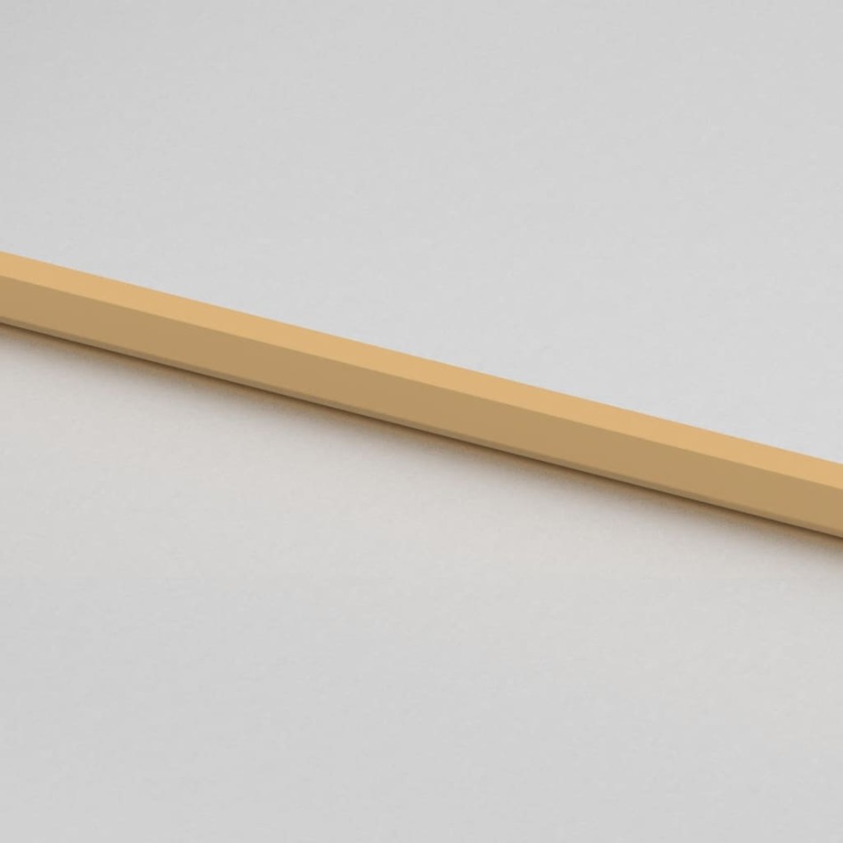 Puerta de interior dorada vidrio templado y aluminio