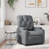 Sillón de masaje reclinable cuero sintético