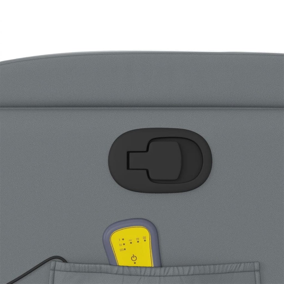 Sillón de masaje reclinable cuero sintético