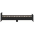 Estructura de cama madera de ingeniería negra 100x200