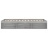 Estructura de cama gris Sonoma 90x190