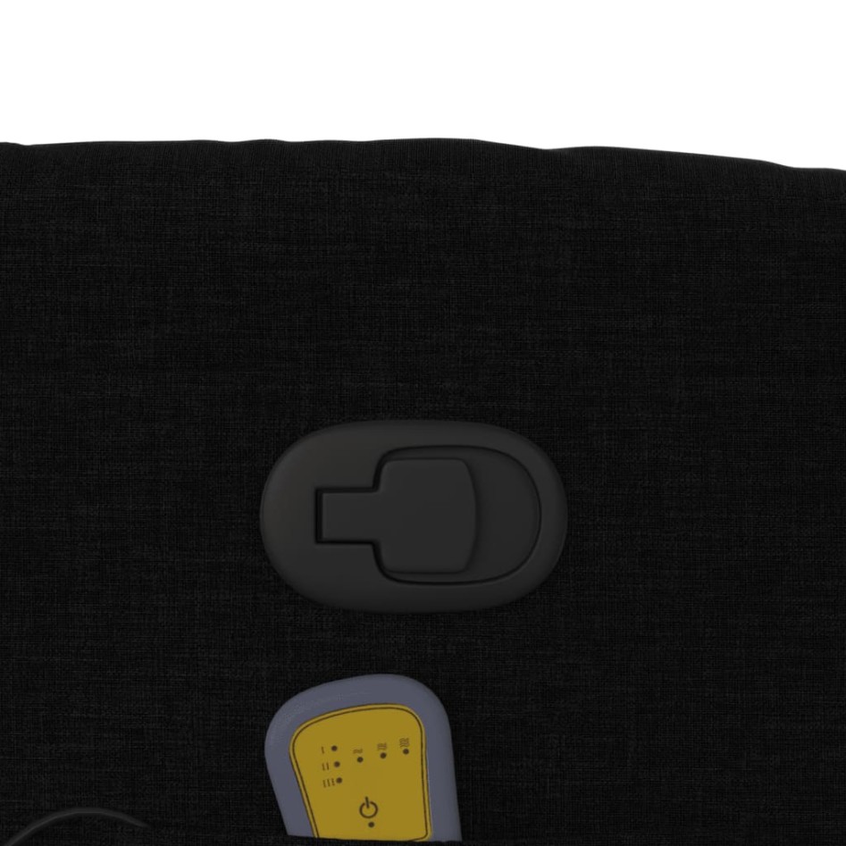 Sillón reclinable de masaje de tela