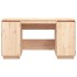 Escritorio de madera maciza de pino 140x50x75