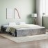 Estructura de cama gris hormigón 180x200