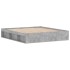 Estructura de cama gris hormigón 180x200
