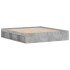 Estructura de cama gris hormigón 180x200