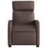 Sillón reclinable de cuero sintético