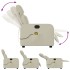 Sillón reclinable de masaje cuero sintético