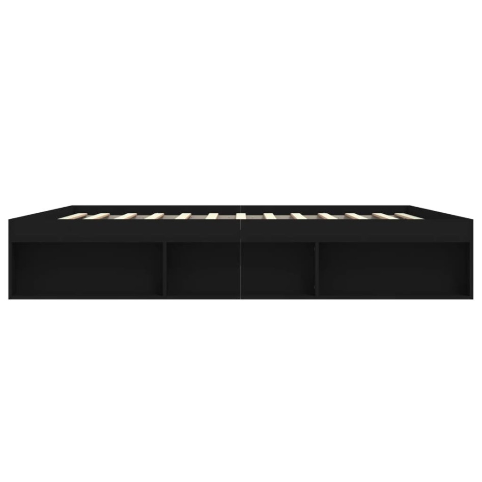 Estructura de cama negra 200x200