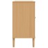 Aparador SENJA aspecto de ratán madera pino marrón 112x40x80