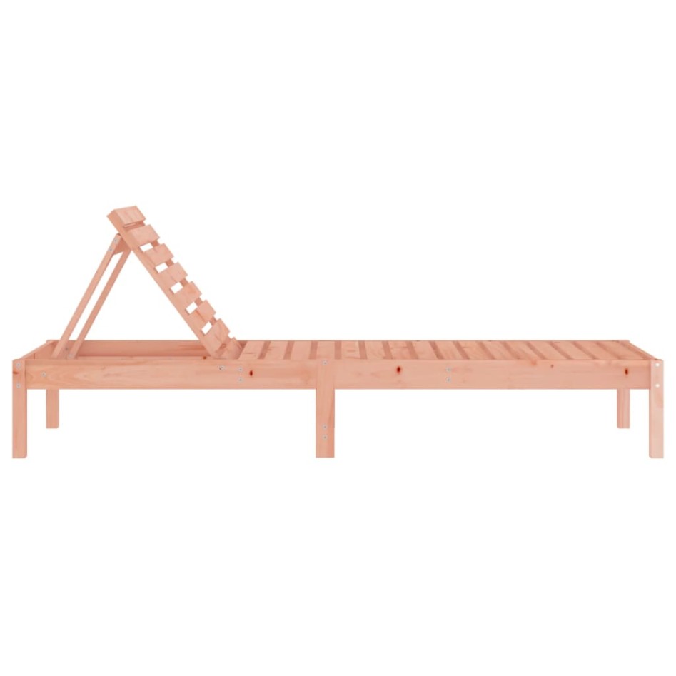 Tumbonas 2 unidades madera maciza douglas 199,5x60x74